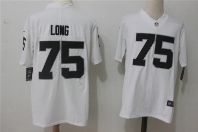 Men's Las Vegas Raiders Howie Long #75 White Jersey